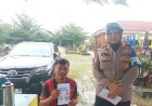 Polsek Purwasari Sosialisasi QR Barcode Propam Mabes Polri ke Warga Secara Masif