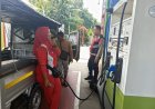 Ciptakan Rasa Aman dan Nyaman, Personil Polsek Tempuran Res Karawang, Monitoring Giat SPBU di Wilayah Hukumnya.