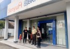 Anggota Polsek Batujaya melaksanakan Patroli Prekat dan Kontrol Keamanan Bank BRI Unit Batujaya