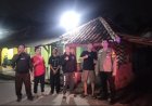 Bhabinkamtibmas Polsek Klari Sambang Warga Saat Ronda Malam, Sampaikan Pesan Kamtibmas