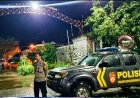 Cegah Gangguan Kamtibmas, Unit Samapta Polsek Rengasdengklok Laksanakan Patroli Malam Hari