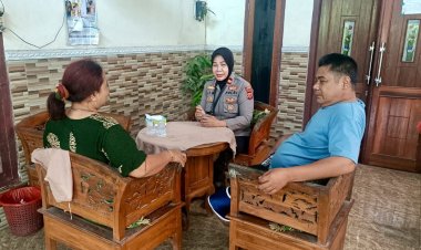 Panit Binmas Polsek Rengasdengklok Polres Karawang Lakukan Sambang Warga, Guna Menjalin Silaturahmi