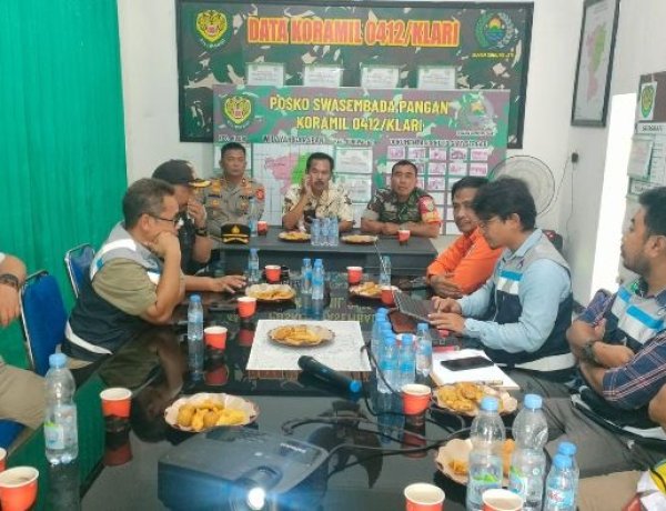 Kapolsek Klari Hadiri Rapat koordinasi penanganan Banjir, PJT 2 Akan Segera Melakukan Penataan ‎