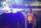 Antisipasi Kejahatan Jalanan, Patroli Subuh Połsek Cikampek Pantau Jalur Jalan A Yani Cikampek 