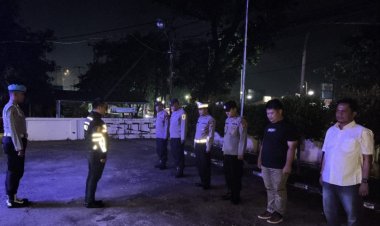 Apel KRYD Polsek Cikampek, Pastikan Akhir Pekan Wilkum Aman 