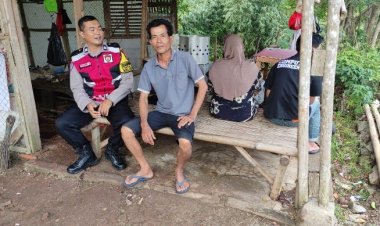 Tingkatkan Kewaspadaan Masyarakat Terhadap Kenakalan Remaja, Bhabinkamtibmas Polsek Telagasari Sebar Himbauan 