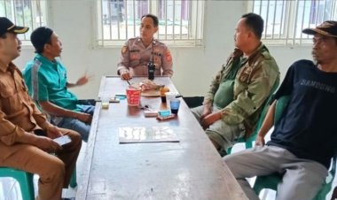 Cegah TPPO, Bhabinkamtibmas Berikan Sosialisasi TPPO Kepada Perangkat Desa Dan Warga Desa Karyasari