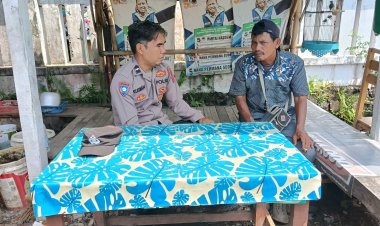 Bhabinkamtibmas Polsek  Rengasdengklok, Laksanakan Kegiatan Sambang Warga Desa Binaan